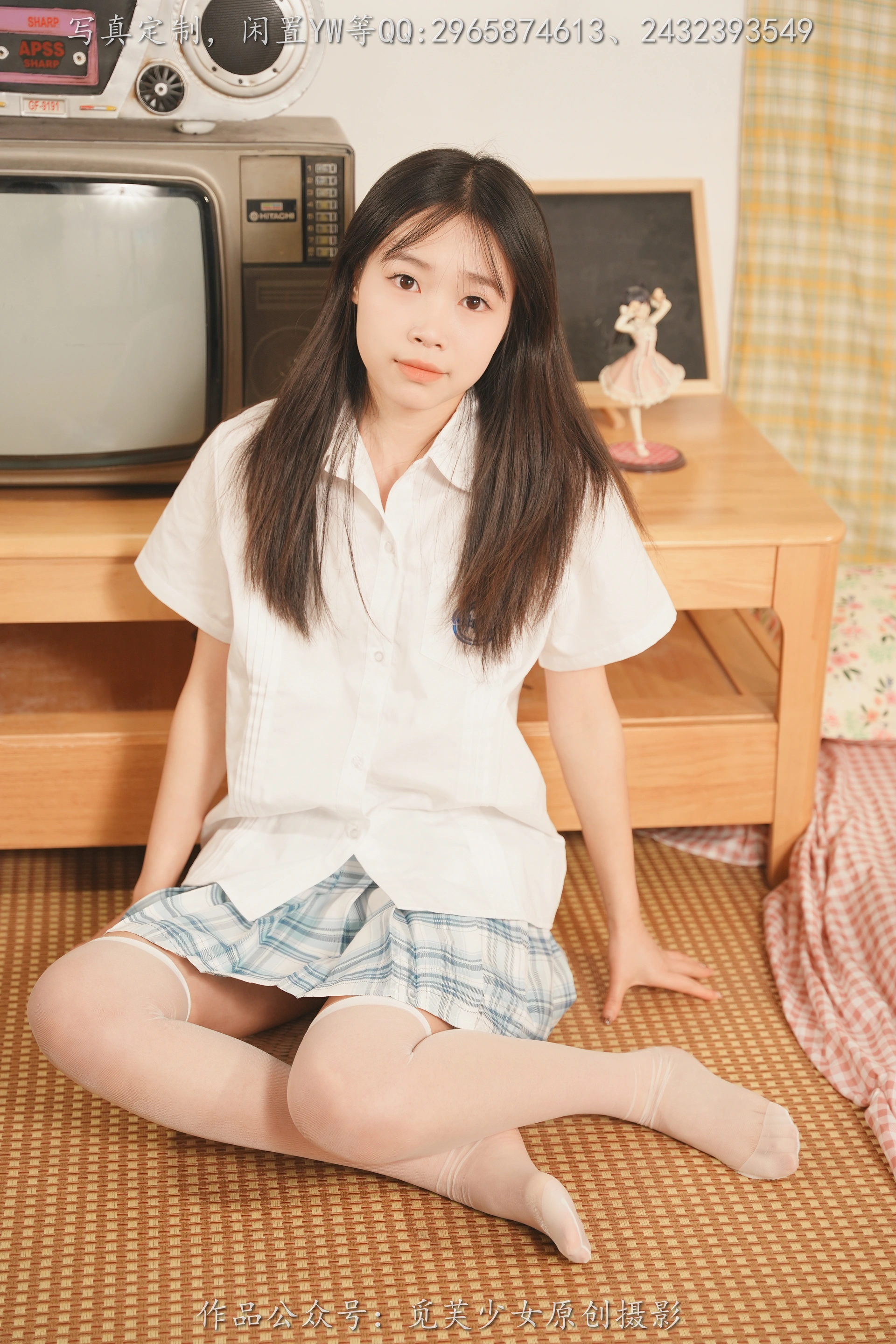 觅芙少女 NO.114 敏敏-青春就是要拍校服记录啦 3